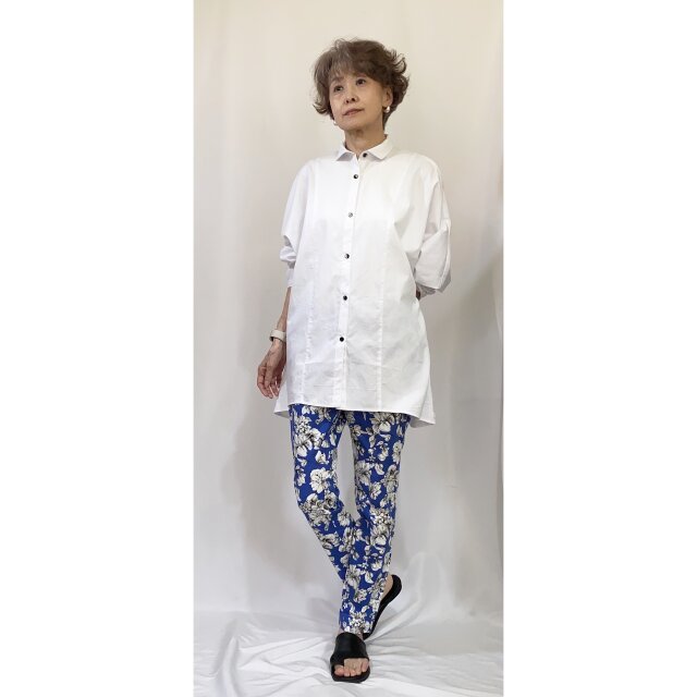 コットンオーバーサイズブラウス