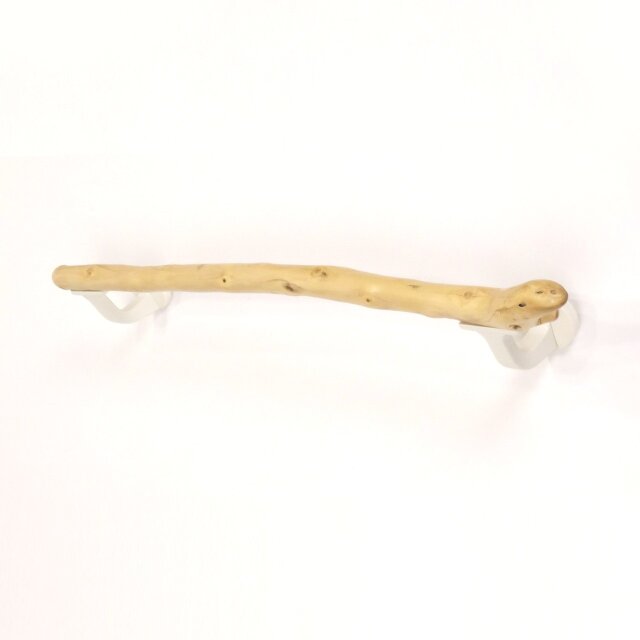 【温泉流木】木の節が水玉模様の枝流木タオル掛け タオルハンガー タオルラック 流木インテリア