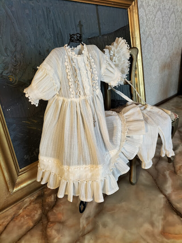 ローズさま専用⭐︎ ビスクドールドレス&ボネ ローズさま専用⭐︎ ビスクドールドレス&ボネ