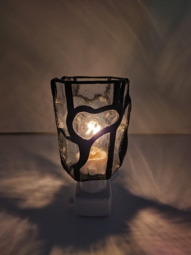 スパイラルハートのおやすみランプ（クリア）