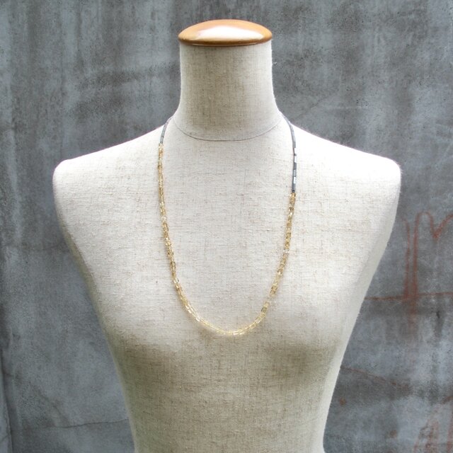 Draw a Line　-Citrin-　シトリン／ネックレス