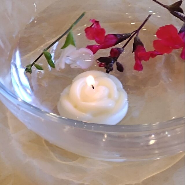 アロマキャンドル☆ミニバラ