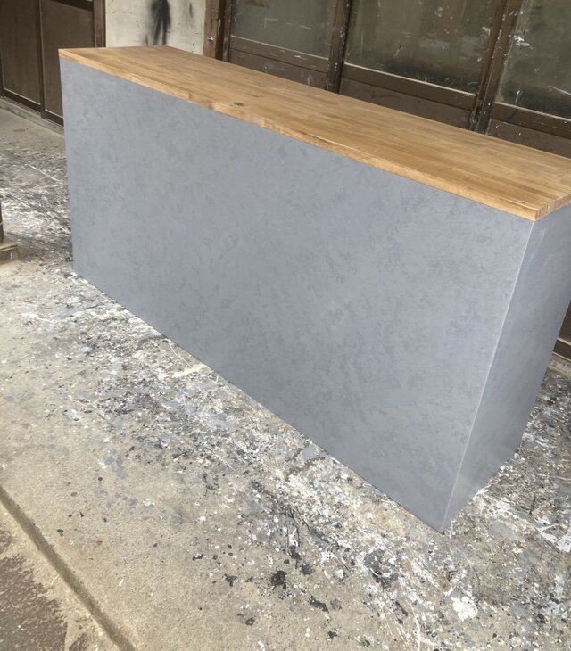 ☆【受注製作】☆グレーストーン柄☆石目☆モルタル☆カウンター