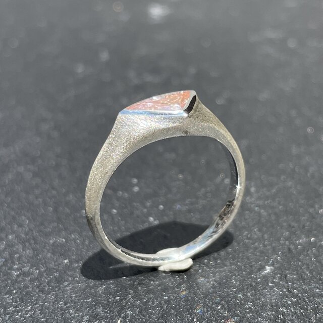 さふぁい ピンク サファイア 0.8ct トライアングル ミックスカット 印台