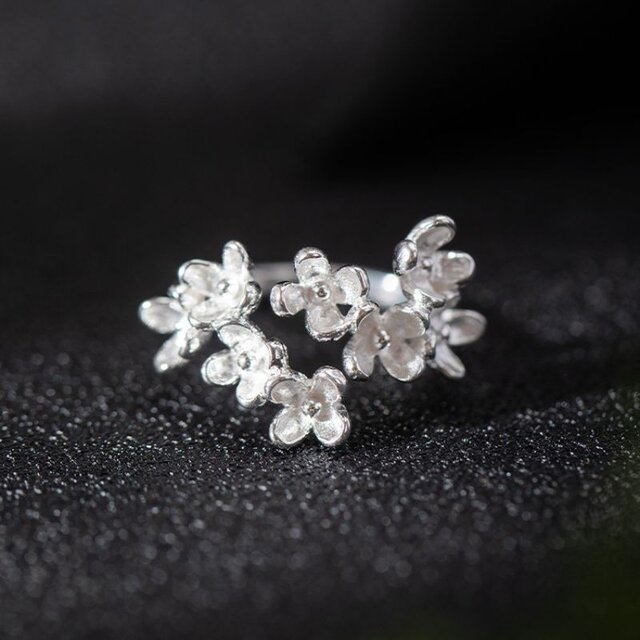 木犀のリング - 金木犀と銀木犀の2種類をご用意！ R367 | iichi