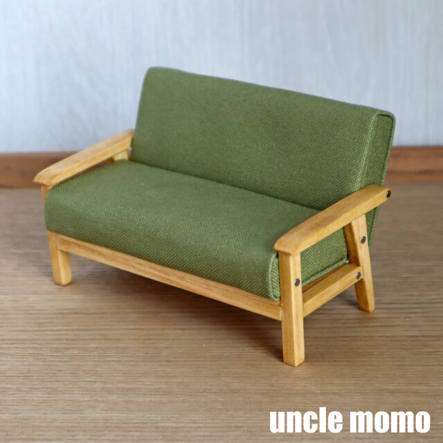 1/4サイズ　ドール用 2〜3人掛けソファ 1/4サイズ ドール用 2〜3人掛けソファ