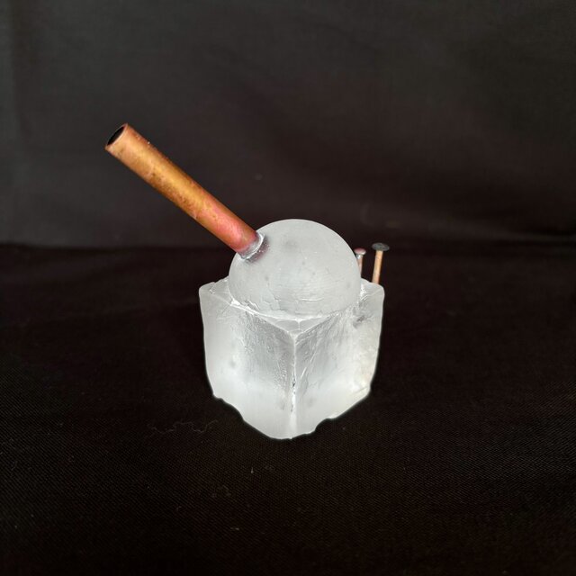 「glass cannon 〜ガラスの砲台〜」　佐伯泰典作　お香立て glass cannon 〜ガラスの砲台〜」 佐伯泰典作 お香立て | iichi