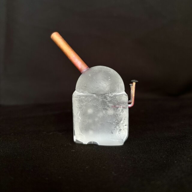 「glass cannon 〜ガラスの砲台〜」　佐伯泰典作　お香立て glass cannon 〜ガラスの砲台〜」 佐伯泰典作 お香立て | iichi