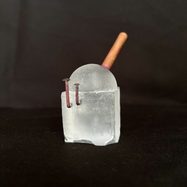 「glass cannon 〜ガラスの砲台〜」　佐伯泰典作　お香立て glass cannon 〜ガラスの砲台〜」 佐伯泰典作 お香立て | iichi