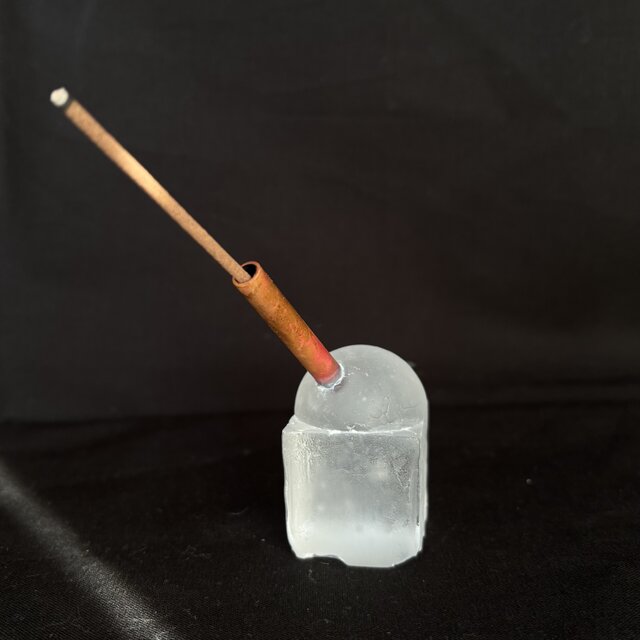 「glass cannon 〜ガラスの砲台〜」　佐伯泰典作　お香立て glass cannon 〜ガラスの砲台〜」 佐伯泰典作 お香立て | iichi