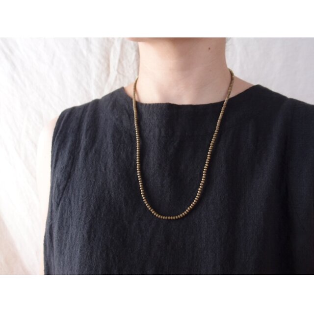 Hematite × Silicon Necklace／ヘマタイトネックレス | iichi