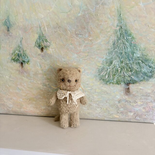 森のひかりに とけこむ モカねこさん