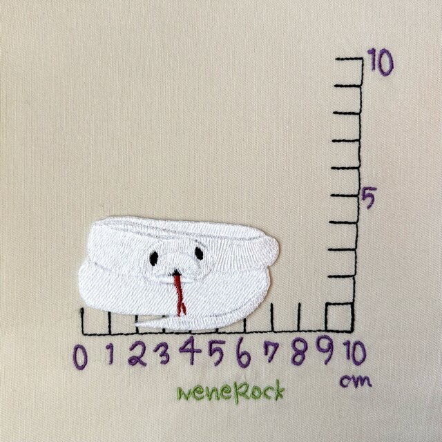 刺繍ワッペン□蛇□グリーンパイソン□白蛇 | iichi 日々の暮らしを