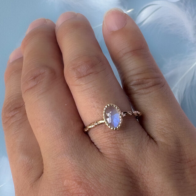 MASTANI アメジストムーンストーンリング オレンジムーンストーンリング | monejewelry