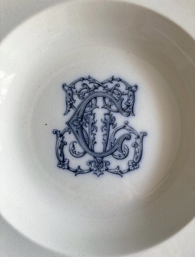 Emile Bourgeois エミール ブルジョワ 深皿 φ26.5cm フランス