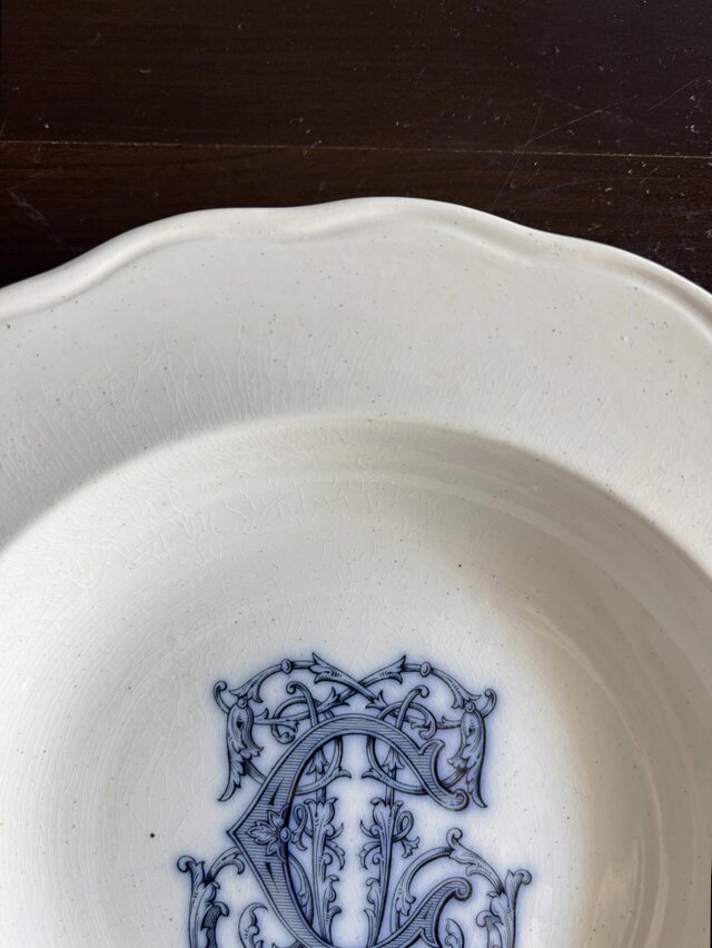 Emile Bourgeois エミール ブルジョワ 深皿 φ26.5cm フランス