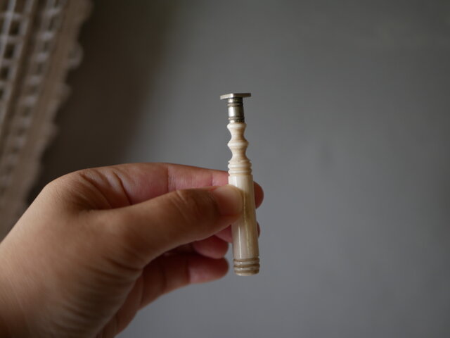 イニシャル RT シーリングスタンプ アイボリー フランスアンティーク