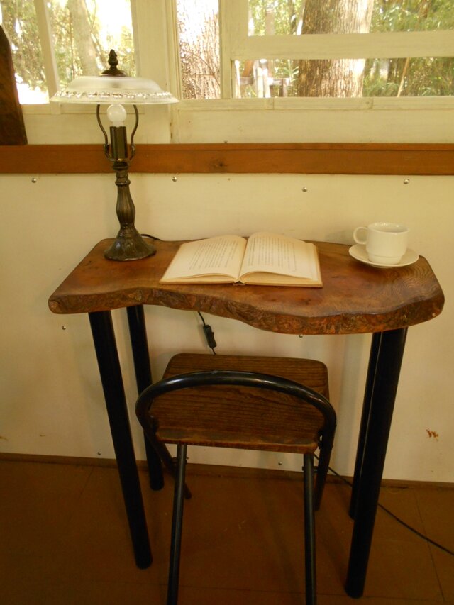 欅（けやき）アイアンテーブル　07-04-2　 (テーブルのみ）