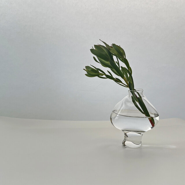 heart」ガラスの一輪挿し 花瓶 フラワーベース | iichi 日々の暮らしを