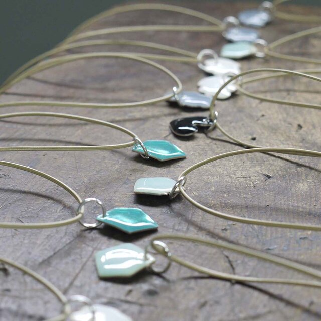 七宝焼 ネックレス 雲（白）SV999 | iichi 日々の暮らしを心地よくする