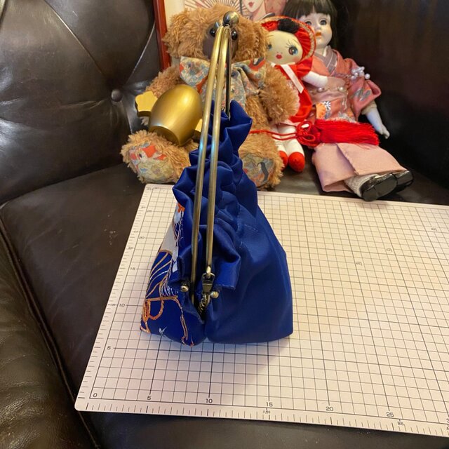 和洋折衷 名古屋帯リメイク ハンドバッグ バック ショルダーチェーン