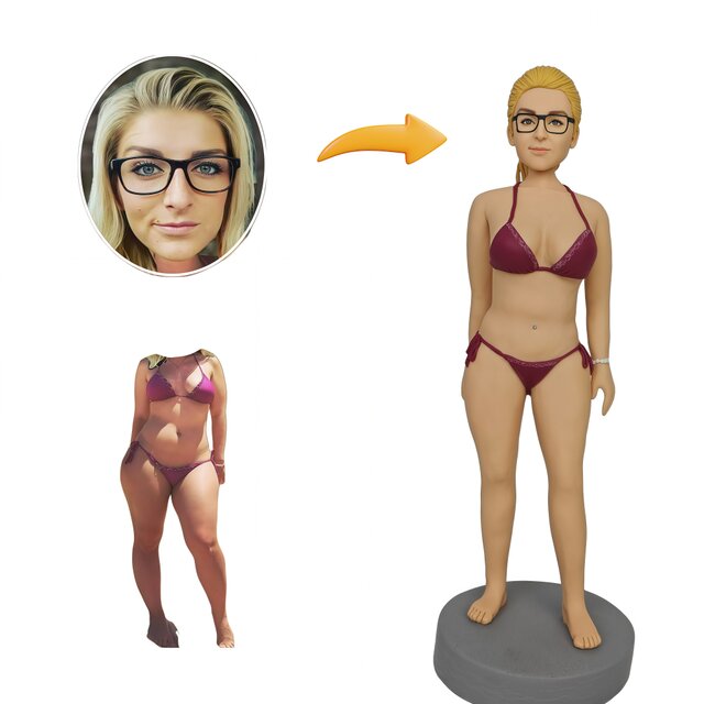 【オーダーメイド】フィギュア 手作り 自分のフィギュア 作る 女性、彼女、妻、旦那、誕生日、記念日、手作りプレゼント