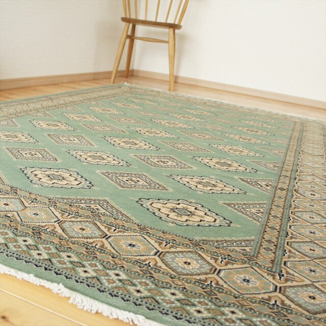 アンティークラグ　パキスタン絨毯　手織りラグ　ランナーラグ　イエローベージュ 楽天市場】軽くて畳める手織り パキスタン絨毯 ハイクオリティ