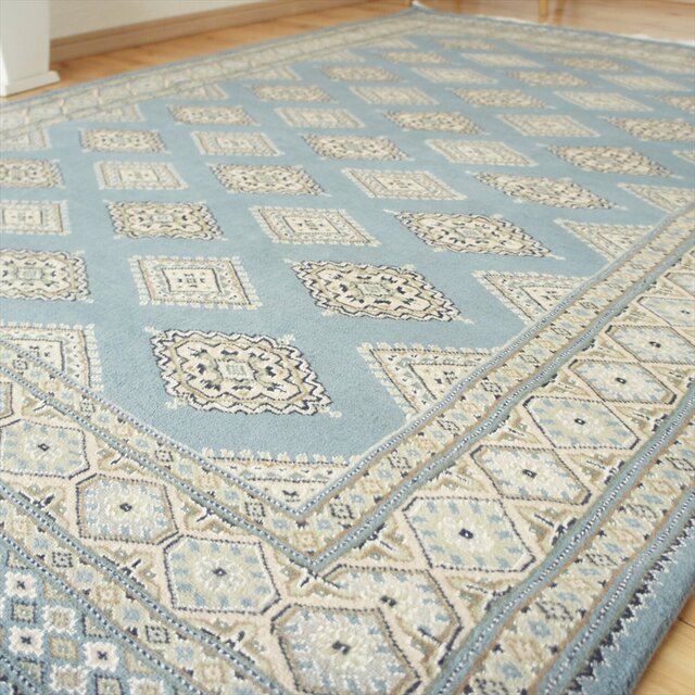 パキスタン 手織り絨毯 size:150×96cm　トライバルラグ ヴィンテージラグ パキスタン絨毯 トライバルラグ ハンドメイド