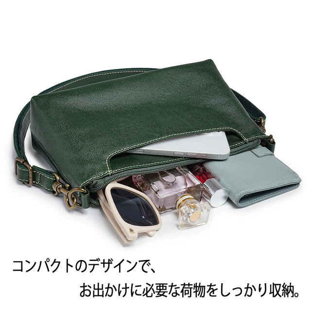 高品質 本革 サコッシュ ポシェット ショルダーバッグ 男女兼用 斜