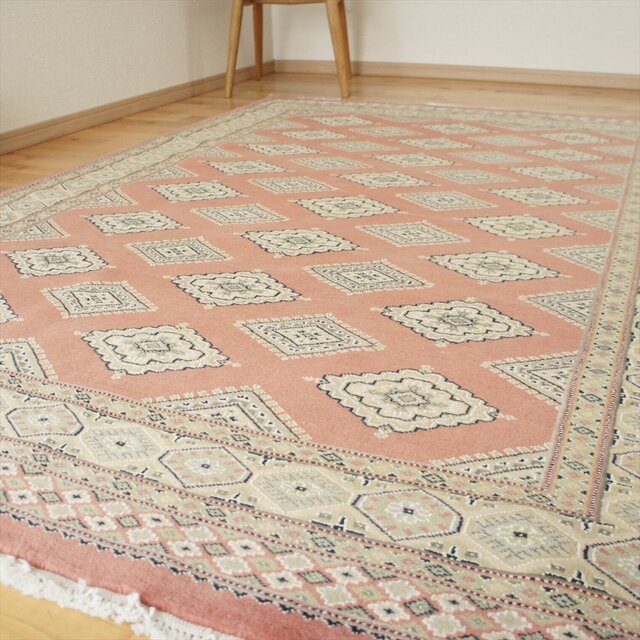 パキスタン　絨毯　ラグ　83x65 pakistan-rug-green-58547-01.