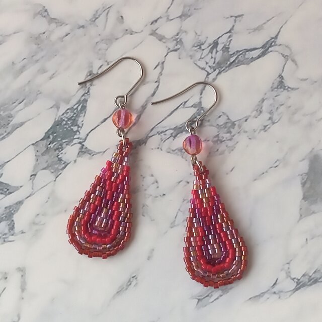 SHISHIKUI❤️ピアスSHINY PINK プリンセスハート 軟骨ピアス （軟骨ピアス ハート ジュエル