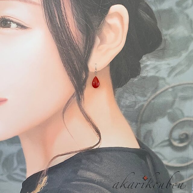 ピアス　No.4496 14G 16G ］クローバー 四葉 フラワー キュービック flower