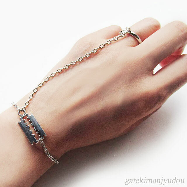 カミソリブレスレット&リング【長さ変更可】