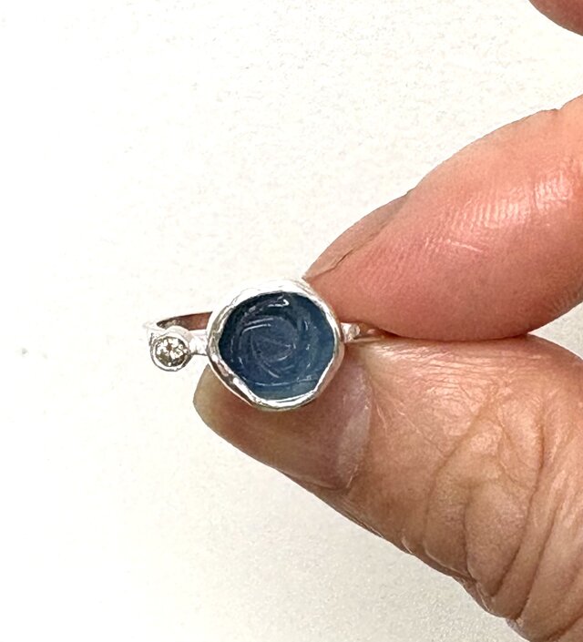 アクアマリン フラワーカービング アクアマリン カービングカット 入荷 | アトリエ・エヌツー