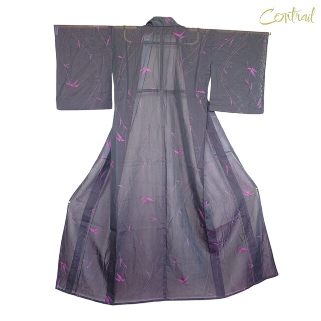 Momosukeさま・着物リメイク・木綿一重コート⑦・プロの仕立て Momosukeさま・着物リメイク・木綿一重コート⑦・プロの仕立て