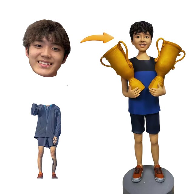 子ども 誕生日プレゼント、出産祝い 妊婦　男の子 女の子 オーダーメイド 似顔絵 人形、赤ちゃん・ベビー 写真 から フィギュア