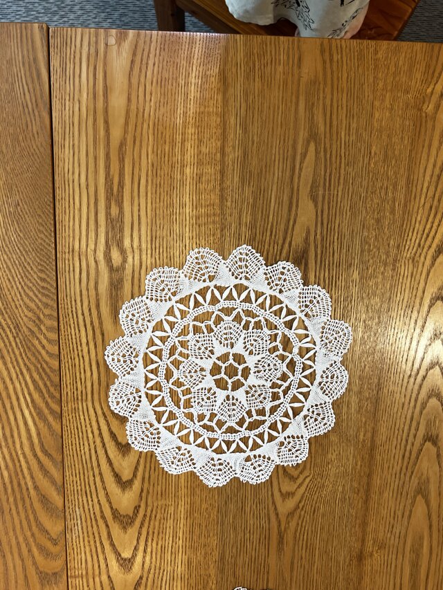 ボビンレースドイリー　24cm