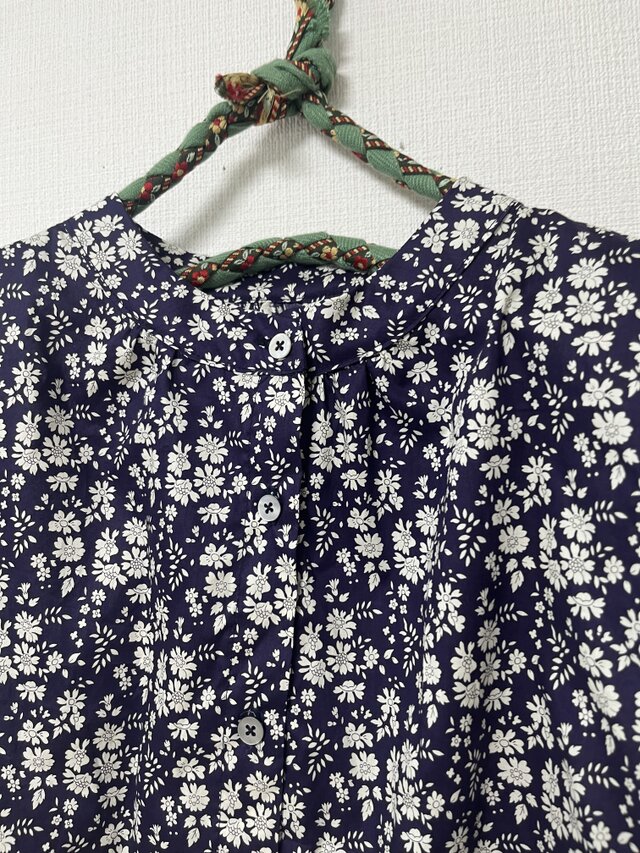 毎日着られる大人服 フレンチスリーブブラウス リバティタナローン