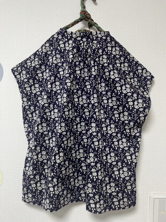 毎日着られる大人服 フレンチスリーブブラウス リバティタナローン