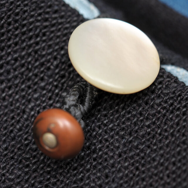 江戸期の大麻布と瑞雲の蛇腹式小物入れ | iichi 日々の暮らしを