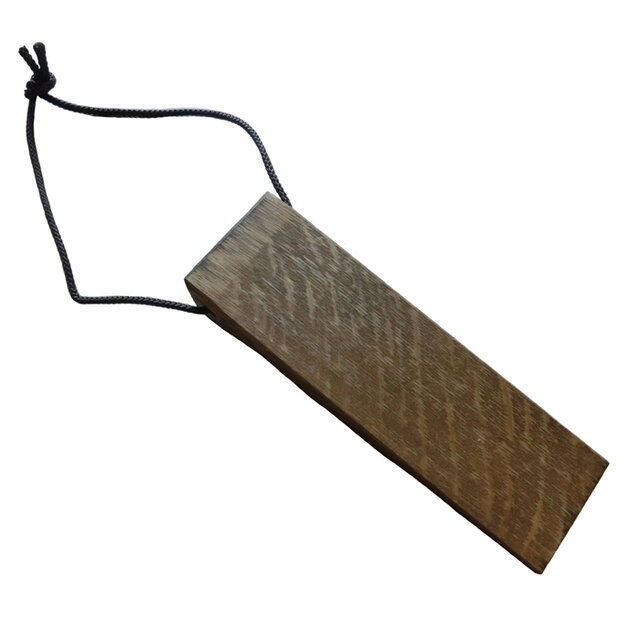 ブラウン Na31 木製 ドアストッパー ドア止め 天然杢楢無垢材