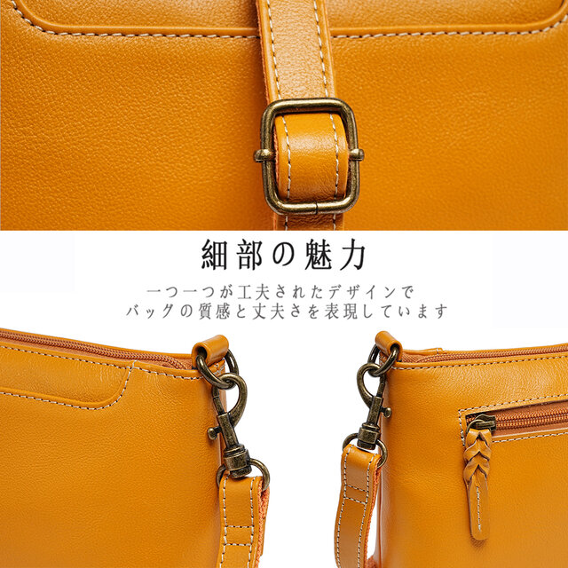 メル40350　レザーショルダーバッグ　レザーサコッシュ 高品質 本革 サコッシュ ポシェット ショルダーバッグ 斜めがけ 軽量
