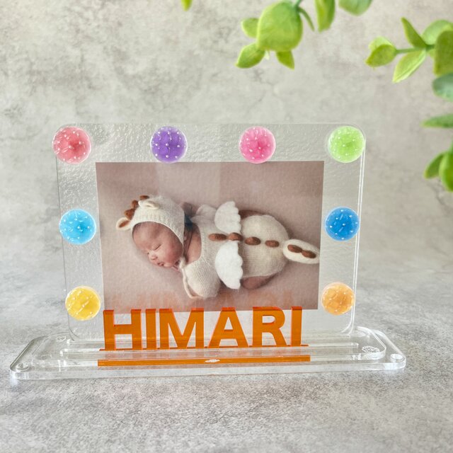 【キルトのぬくもり】　うるつやマグネット　フォトフレーム　インテリア　贈りもの　ギフト　雑貨　名入れ