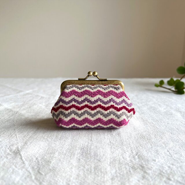 がまぐちポーチS　ベリーミックス