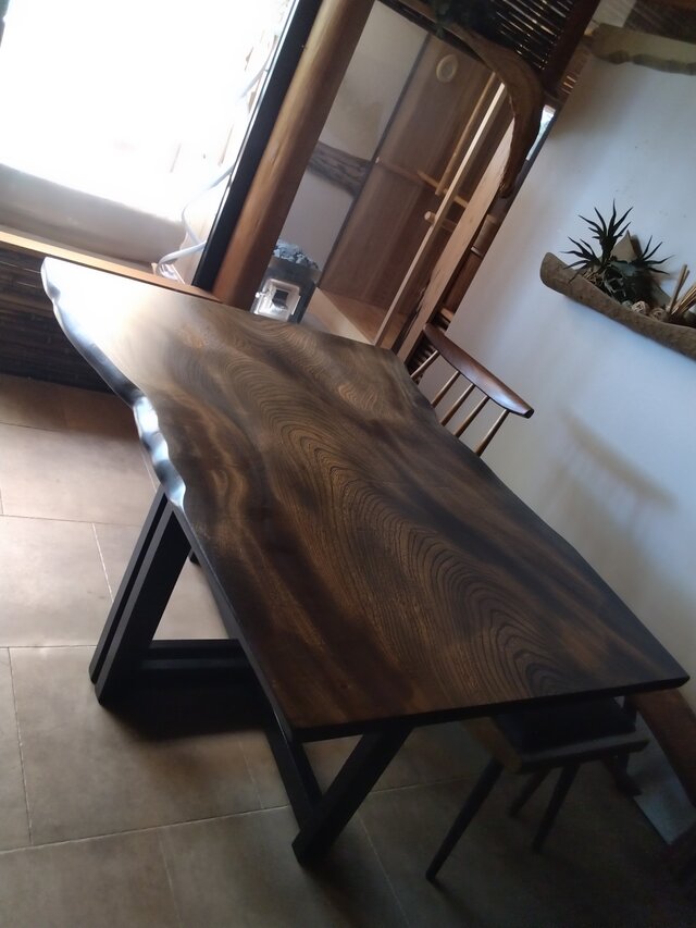 欅・一枚板のテーブル板　/無垢材/リビングテーブル板