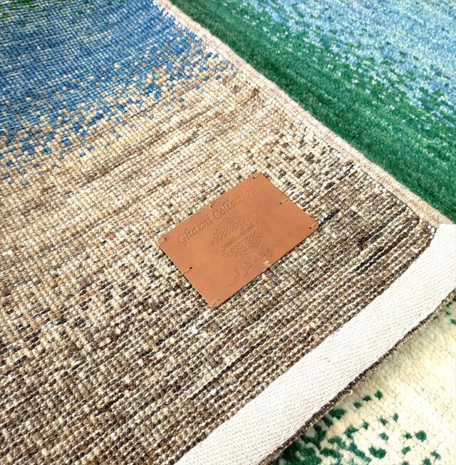 夏は涼しく冬は暖かい天然ラグ ガゼニラハット COLOR Ver, 120x78cm