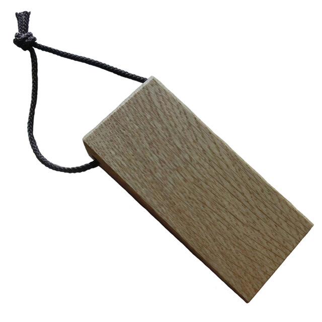 ナチュラル Nas37 木製 ドアストッパー ドア止め ミニ 天然杢楢無垢材