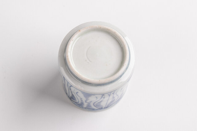 古伊万里 染付よろけ文酢猪口 覗き猪口 1客 江戸後期 | iichi 日々の