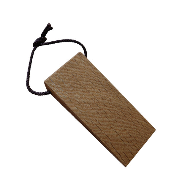 ナチュラル Nas68 木製 ドアストッパー ドア止め ミニ 天然杢楢無垢材