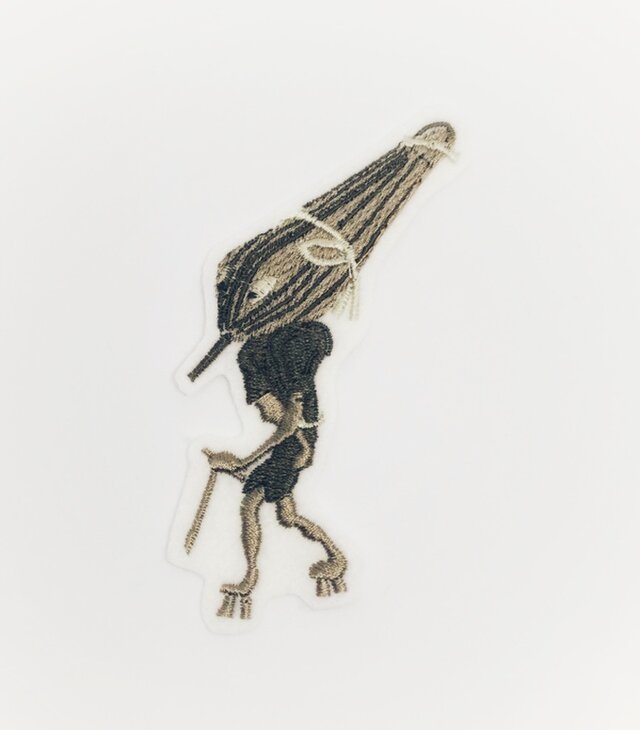 刺繍ワッペン■妖怪■骨傘■百鬼夜行